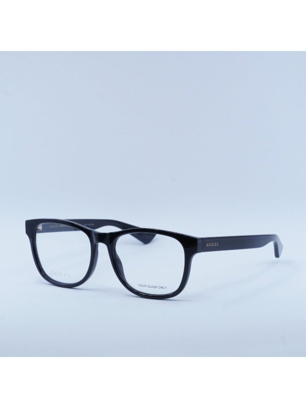 Gucci GG1344O 005 Eyeglasses Shiny Black 56mm Square Frame